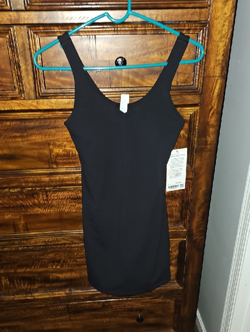Lululemon Align Dress!! Sz 6 BLK, Nwts!! Nulu, Built In Bra Shelf